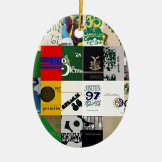 GRAYDON - YEARBOOK COVERS CERAMIC TREE DECORATION