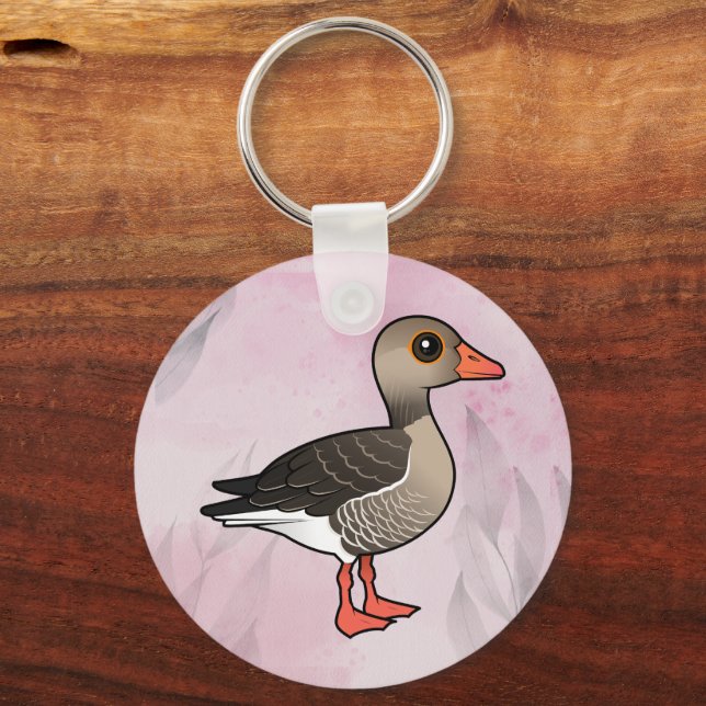 Graylag Goose Key Ring (Front)