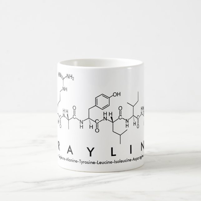 Grayling peptide name mug (Center)