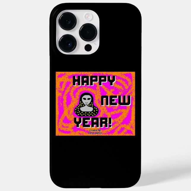 Grays New Year Wishes Apple iPhone 14 Pro Max Case (Back)