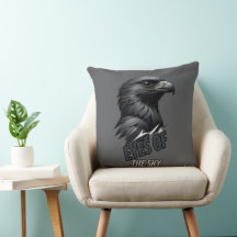 Grayscale Eagle Intense Look