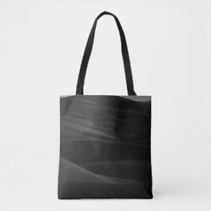 GRAYSCALE PHOTO OF DESERT TOTE BAG