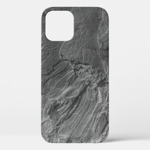 GRAYSCALE PHOTO OF ROCK FORMATION iPhone 12 CASE