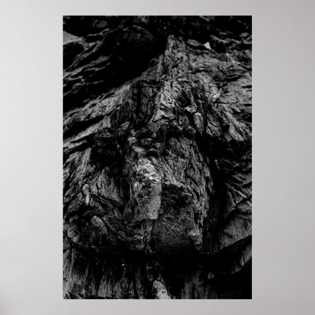 Grayscale photo of rock poster (Front)