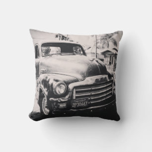 GRAYSCALE PHOTOGRAPHY OF CAR CUSHION