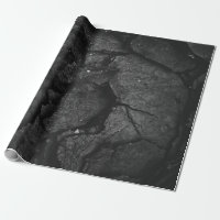 Grayscale photography of rock formation