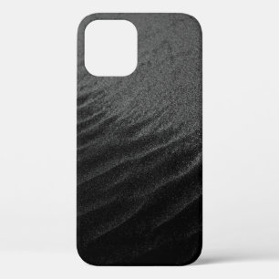 GRAYSCALE PHOTOGRAPHY OF SAND iPhone 12 CASE