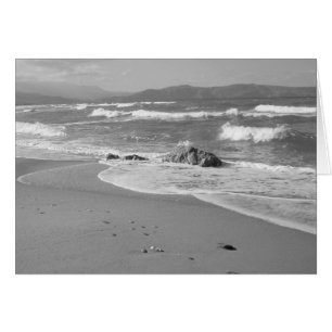 Grayscale Seascape Card