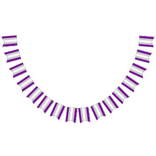 Graysexual Pride Flag Bunting Banner LGBT Party