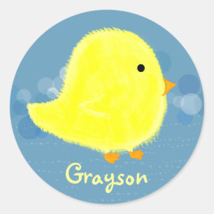 Grayson Cute Baby Chick Sticker