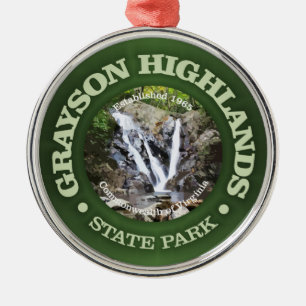 Grayson Highlands SP Metal Ornament