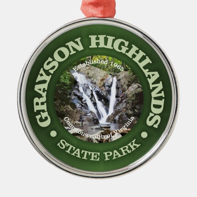 Grayson Highlands SP Metal Ornament (Front)