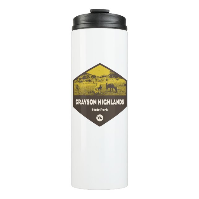 Grayson Highlands State Park Virginia Thermal Tumbler (Front)