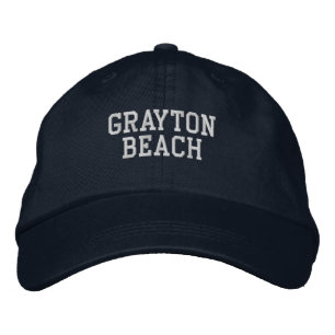 Grayton Beach Florida Embroidered Baseball Hat