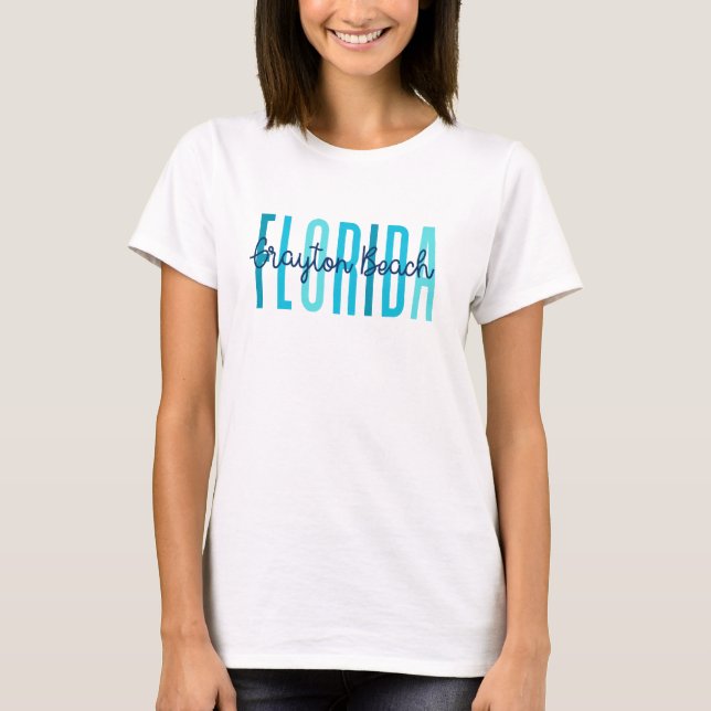 Grayton Beach Florida (Ocean) T-Shirt (Front)