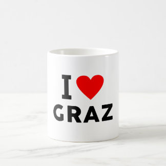 Graz Austria love city heart like travel Coffee Mug