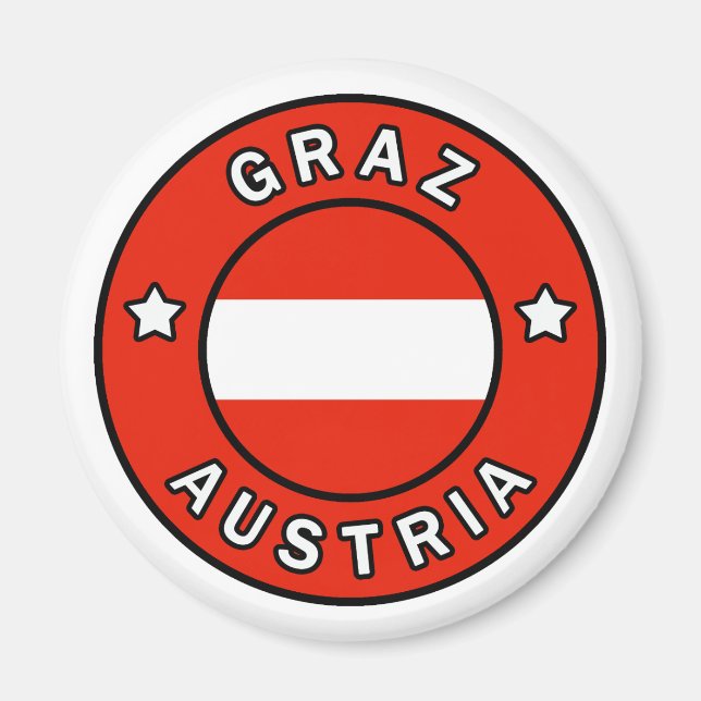 Graz Austria Magnet (Front)