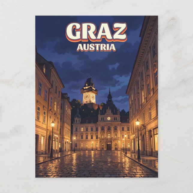 Graz Austria Postcard (Front)