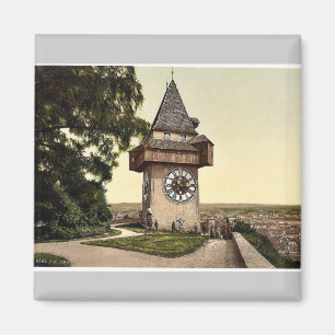 Graz, the clock, Styria, Austro-Hungary classic Ph Magnet