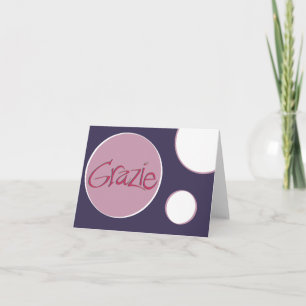 Grazie! Thank You Card