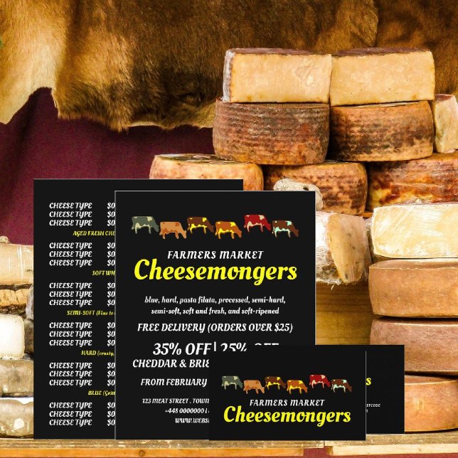 Grazing Cows, Cheesemonger Advertising Flyer (Creator Uploaded)