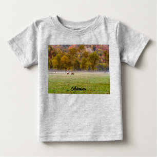 Grazing Elk Couple Baby T-shirt