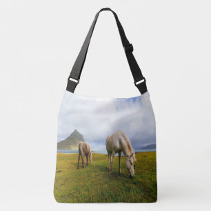 Grazing Horses Crossbody Bag