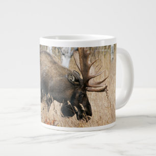 Grazing Moose Large Coffee Mug