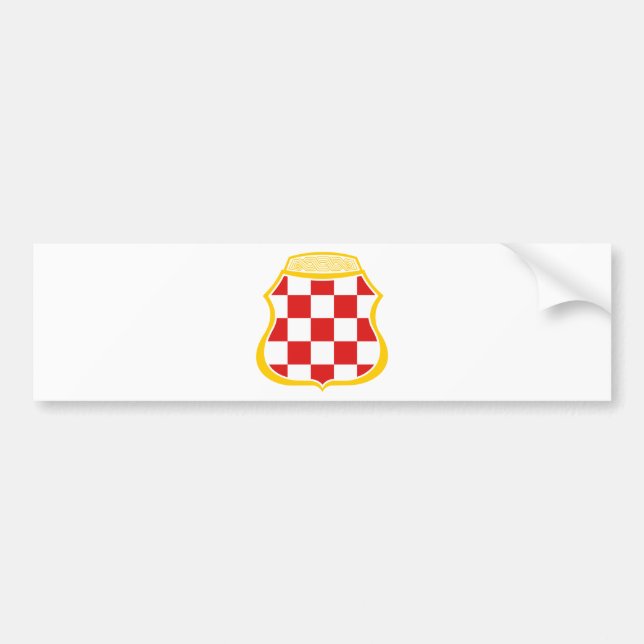 Grb Herceg-Bosne Bumper Sticker (Front)