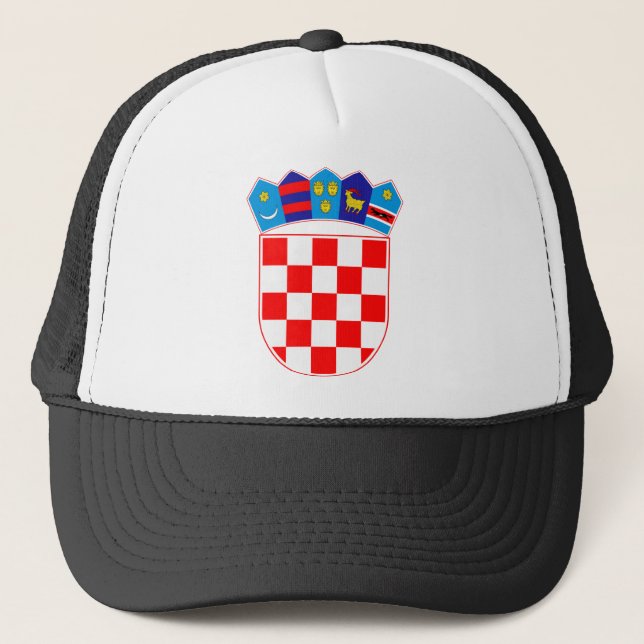 Grb Hrvatske, Croatian coat of arms Trucker Hat (Front)