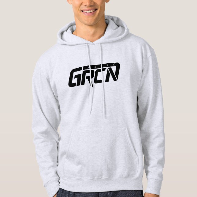GRCN Music (Black Logo) Hoodie (Front)