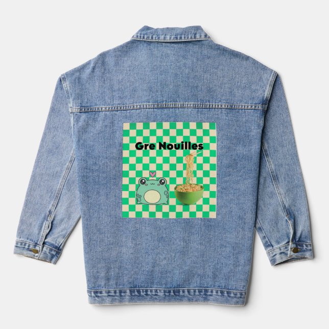 gre noodles denim jacket (Back)