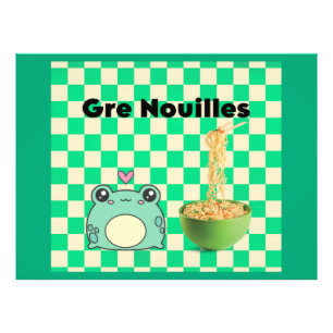 Gre noodles photo print