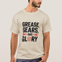 Grease Gears And Glory Pride Design for Mechanics