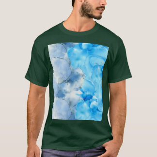Greasy Blue Minimal T-Shirt