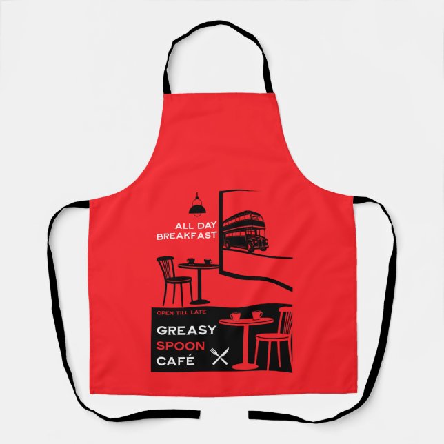 Greasy Spoon English Breakfast Apron (Front)