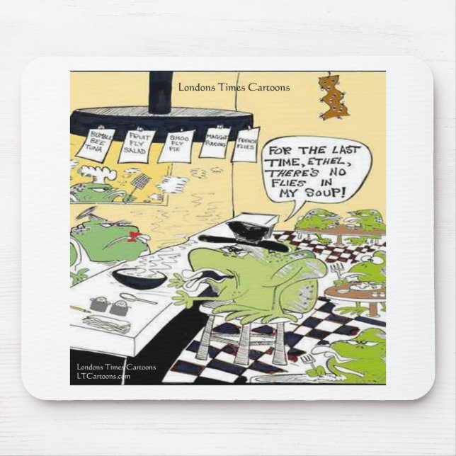 Greasy Spoon For Frogs Funny Gifts & Cards Mouse Pad (Front)