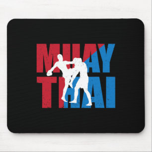 Great 2 Muay Thai Fighter Design Kickboxer Mma Tra Mouse Pad