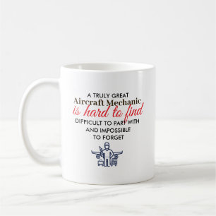 Great Aircraft Mechanic Personalized Name Gift Coffee Mug