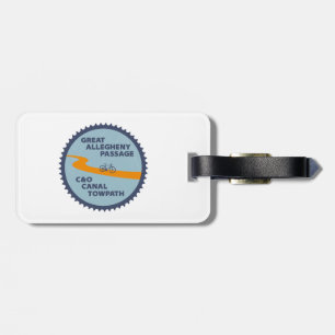 Great Allegheny Passage C&O Canal Chain Ring Luggage Tag