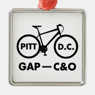 Great Allegheny Passage C&O Canal Towpath Bike Metal Ornament