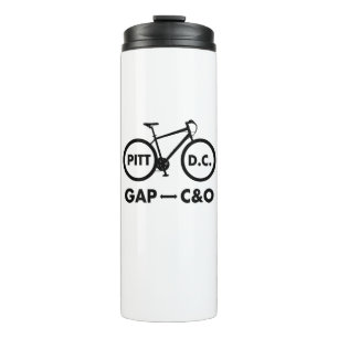 Great Allegheny Passage C&O Canal Towpath Bike Thermal Tumbler