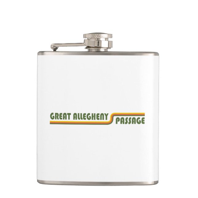 Great Allegheny Passage Hip Flask (Front)