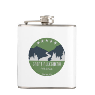 Great Allegheny Passage Hip Flask