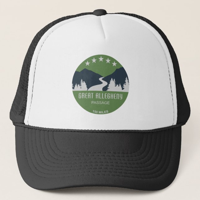 Great Allegheny Passage Trucker Hat (Front)