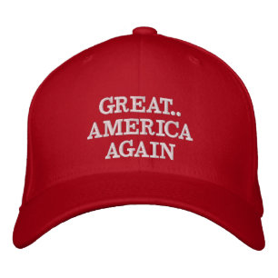 great.. america again embroidered hat