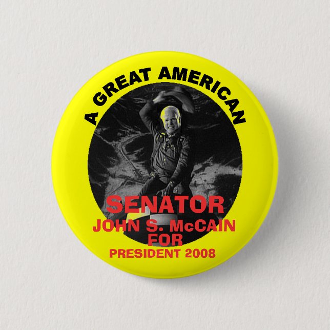 GREAT AMERICAN 6 CM ROUND BADGE (Front)