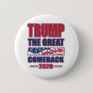 Great-American-Comeback---Trump-2020-2 6 Cm Round Badge