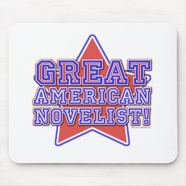 Great American Novelist Mouse Pad (Front)