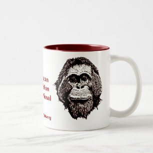 Great Ape Rescue and Rehabilitation Two-Tone Coffee Mug